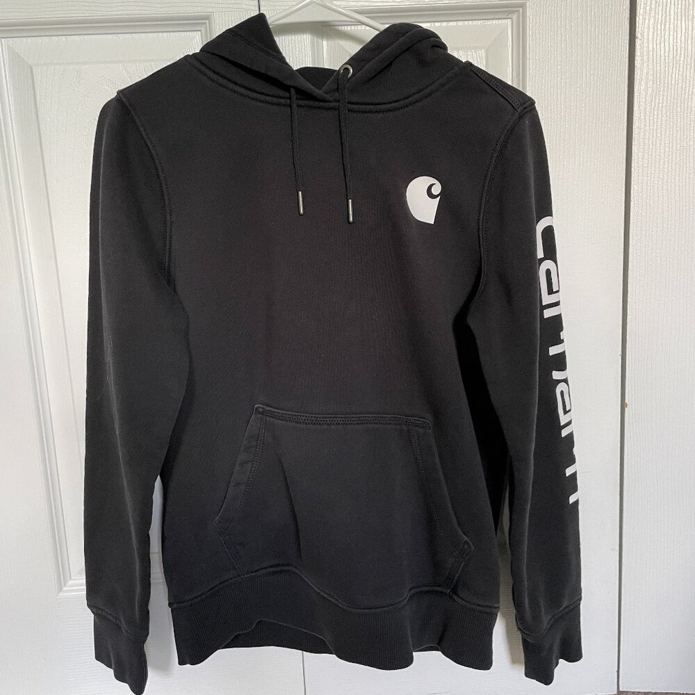 Carhartt women's hoodie, black, size XS